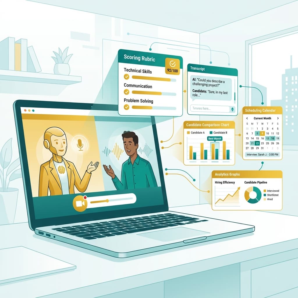 InterviewFi AI Platform Dashboard
