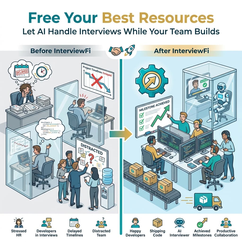 Free Your Best Resources - Let AI Handle Interviews
